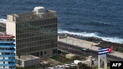 Havana'daki ABD Büyükelçiliği'nin 14 Ocak 2025'teki görüntüsü