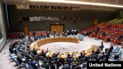 유엔 안보리 회의 모습. (자료사진)