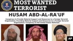 Poster DPO dari Biro Penyelidik Federal AS (FBI) menunjukkan tokoh al-Qaida Husam Abd al-Rauf atau dikenal Abu Muhsin al-Masri. Afghanistan mengklaim pihaknya berhasil menewaskan al-Masri, Minggu, 25 Oktober 2020.