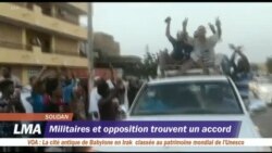 Millitaires et opposition trouvent un accord au Soudan
