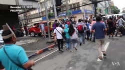 Trump Greeted With Protests in Philippines