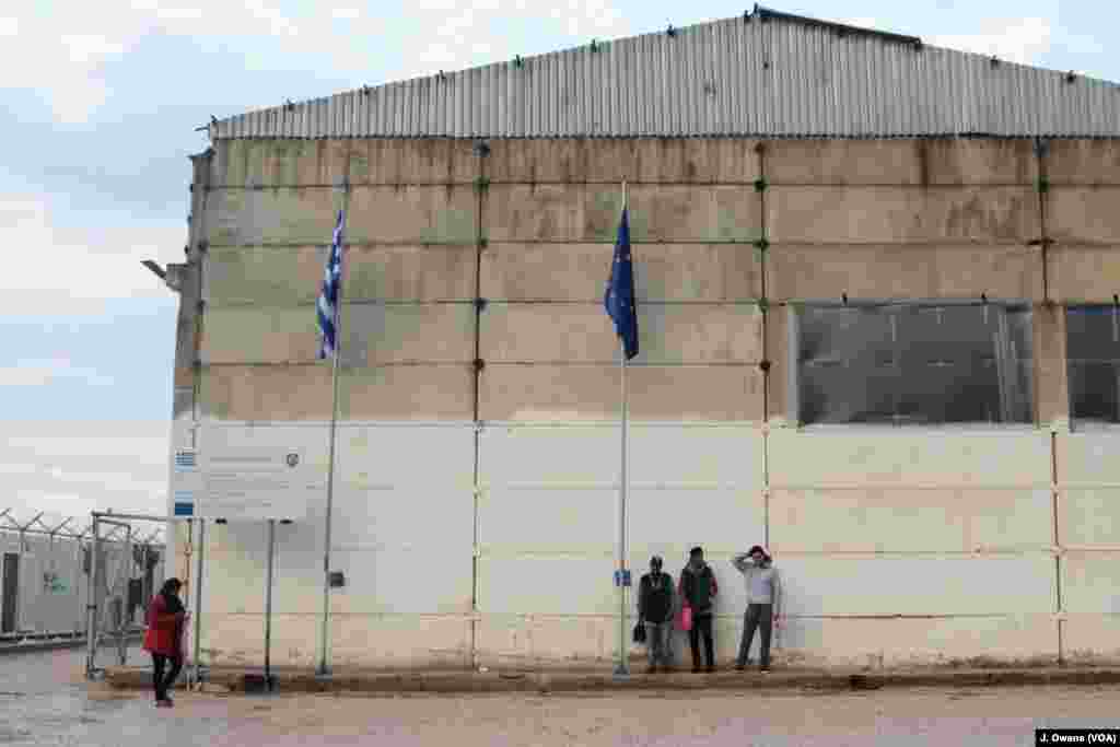 Vial camp in Chios island. Like many of the other &lsquo;hot spots&rsquo;, it&#39;s seen scenes of conflict and violence.