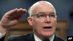 U.S. Secret Service Director Joseph Clancy testifies on Capitol Hill, March 17, 2015.
