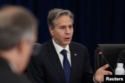 آنتونی بلینکن در آخرین روز اجلاس سران کشورهای قاره آمریکا در لس آنجلس - ۱۰ ژوئن ۲۰۲۲ (۲۱ خرداد ۱۴۰۱)