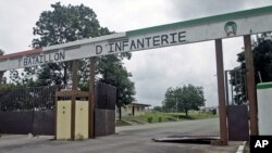 Le bataillon d'infanterie à Abidjan, Côte d'Ivoire, 6 août 2012.