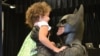 FILE - "Batman" (Lenny Robinson) visiting sick children throughout the Maryland region. (Photo: Superheros for Kids)
