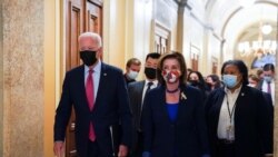 Predsednik Biden sa predsjedavajućom Predstavničkog doma Nancy Pelosi na Capitol Hillu 1. septembra 2021.