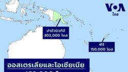 U.S. donated vaccines in Australai and Oceania