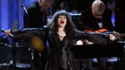 FILE - Ronnie Spector performs during the 2010 Rock and Roll Hall of Fame induction ceremony at the Waldorf Astoria Hotel in New York, March 15, 2010. Spector died Jan. 12, 2022, at age 78.