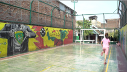 Ruang terbuka ramah anak di Dolly