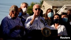 دیدار جو بایدن از مناطق آسیب دیده در نیویورک و نیوجرسی - ۱۶ شهریور ۱۴۰۰