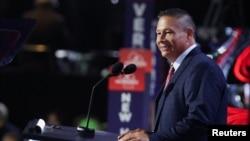 James Crawford, chairman of the Forest County Potawatomi Community in Wisconsin, speaking on Day Two of the Republican National Convention, July 17, 2024.