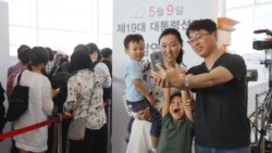 투표소에서 만난 서울 시민들 "미래지향적 한국 이끌 대통령 원해"