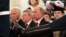 Alexandr Torshin next to Vladimir Putin at the state ceremony in the Kremlin, June 2011