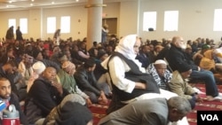 Worshippers at the West Columbus Abubakar Assidiq Islamic Center, Ohio, Friday, Dec 2, 2016.