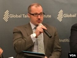 兰德公司亚太政策中心主任黑考特 (美国之音钟辰芳拍摄)