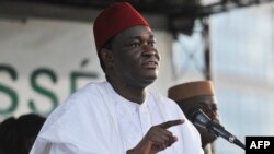 L'opposant malien Tiébilé Dramé, négociateur de l'accord de paix avec les groupes armés touaregs, à Bamako, 9 août 2013.