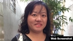 រូបឯកសារ៖ លោក​ស្រី Pham Doan Trang ជាអ្នក​កាសែត​​ប្រឆាំង​ម្នាក់ ​ដែល​មាន​ឈ្មោះ​បោះ​សំឡេង និងជា​អ្នក​ដែល​ធ្វើ​យុទ្ធនាការ​ដើម្បី​សេរីភាព​​សារព័ត៌មាន ​និង​សិទ្ធិ​ស៊ីវិល។ (Photo thevietnamese.org)