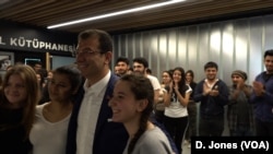 Ekrem Imamoglu of the opposition Republican People's Party (CHP) has proved popular, especially among the young in Istanbul.