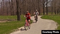 Residents of Grafton, Ohio enjoy recreation space created from the former Royal Oaks Golf Club.