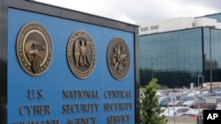 Le campus de la National Security Agency, services du renseignement américain, à Fort Meade, Maryland, 6 juin 2013.