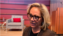 លោក​ស្រី Eileen Donahoe អតីត​ឯក​អគ្គរដ្ឋទូត​សហរដ្ឋ​អាមេរិក​ប្រចាំ​ក្រុម​ប្រឹក្សា​សិទ្ធិ​មនុស្ស​របស់​អង្គការ​សហប្រជាជាតិ។ (ចាប ចិត្រា/VOA)