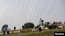 The midnight fireworks are seen during New Year&#39;s Eve celebrations in Sydney, Australia.