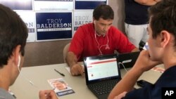 Troy Balderson, dans l'Ohio, le 6 août 2018.