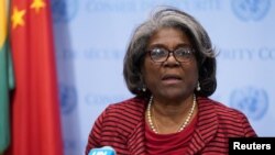 린다 토마스-그린필드 유엔주재 미국대사 (자료사진)