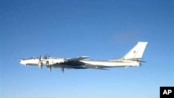 지난 2008년 한국 동해상에 출몰한 러시아 폭격기 TU-95. (자료사진)