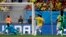 Colombia's Juan Quintero (20) scores his side's second goal during the group C World Cup soccer match between Colombia and Ivory Coast at the Estadio Nacional in Brasilia, Brazil, June 19, 2014.