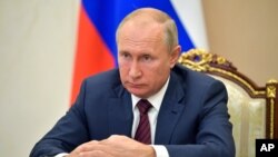 Presiden Rusia Vladimir Putin 