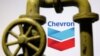 FILE - The Chevron logo is featured in this illustration photo created on Oct. 23, 2023. 