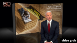 China Made Tainted Flooring CBS “60分钟”节目曝光中国造地板甲醛超标（CBS视频截图）