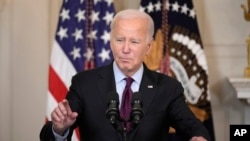 조 바이든 미국 대통령이 연설하고 있다. (자료사진)