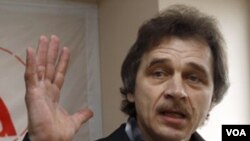 Pemimpin oposisi Belarus, Anatoly Lebedko (foto: dok).