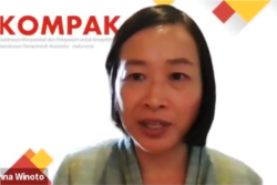 Team Leader Kompak, Anna Winoto, dalam tangkapan layar. (Foto: VOA/Nurhadi Sucahyo)