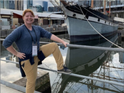 Linguist Maxwell Schmid, who identifies as a non-binary, transgender man, welcomes the selection of "they" as the Word of the Decade. (Photo courtesy of Maxwell Schmid)