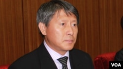 북한의 리용선 조선올림픽위원회 부위원장. (자료사진)