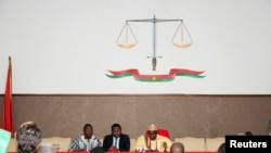 La Cour de justice burkinabè, à Ouagadougou, Burkina Faso, le 17 avril 2015.