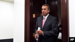House Speaker John Boehner of Ohio on Capitol Hill in Washington, May 13, 2015.