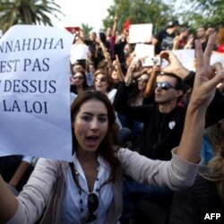 Tunis: Hukmron islomiy partiya tenglik, demokratiya va’da qilmoqda