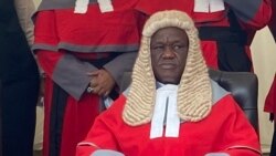 Luke Malaba, Zimbabwe’s chief justice, says that all cases brought before the country's courts will be treated fairly. (Columbus Mavhunga/VOA)