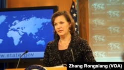 Juru bicara Departemen Luar Negeri Amerika, Victoria Nuland (Foto: dok).
