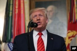 Prezident Tramp Bag'dodiy o'ldirilganini e'lon qildi