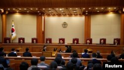 South Korea's Constitutional Court for President Park Geun-hye's impeachment trial