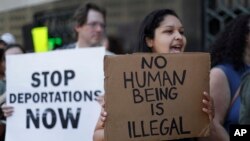 Masu zanga zangar kin dokar Trump ta hana baki a Amurka