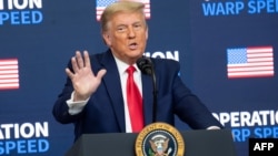 Arhiva - Predsednik SAD Donald Tramp, 8. decembra 2020.