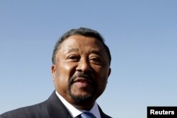 FILE - Gabon opposition leader Jean Ping.