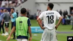 صحنه بحث بر انگیز دیدار عراق- اردن دقیقه ۷۶